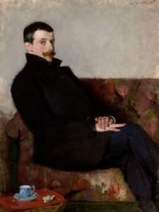Paul Neuen festőművész portréja